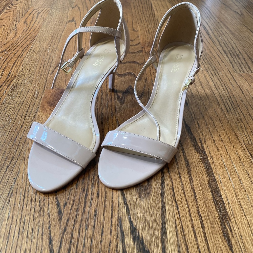 Elegant Nude Strappy Heels